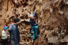 Bouldering in Hueco Tanks on 12/27/2019 with Blue Lizard Climbing and Yoga

Filename: SRM_20191227_1603400.jpg
Aperture: f/2.2
Shutter Speed: 1/200
Body: Canon EOS-1D Mark II
Lens: Canon EF 50mm f/1.8 II