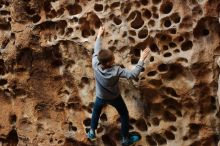 Bouldering in Hueco Tanks on 12/27/2019 with Blue Lizard Climbing and Yoga

Filename: SRM_20191227_1606310.jpg
Aperture: f/3.2
Shutter Speed: 1/200
Body: Canon EOS-1D Mark II
Lens: Canon EF 50mm f/1.8 II