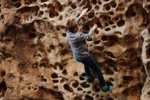 Bouldering in Hueco Tanks on 12/27/2019 with Blue Lizard Climbing and Yoga

Filename: SRM_20191227_1606340.jpg
Aperture: f/2.8
Shutter Speed: 1/200
Body: Canon EOS-1D Mark II
Lens: Canon EF 50mm f/1.8 II