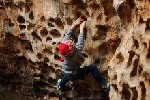 Bouldering in Hueco Tanks on 12/27/2019 with Blue Lizard Climbing and Yoga

Filename: SRM_20191227_1607160.jpg
Aperture: f/3.2
Shutter Speed: 1/200
Body: Canon EOS-1D Mark II
Lens: Canon EF 50mm f/1.8 II