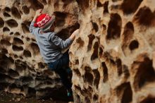 Bouldering in Hueco Tanks on 12/27/2019 with Blue Lizard Climbing and Yoga

Filename: SRM_20191227_1607230.jpg
Aperture: f/3.5
Shutter Speed: 1/200
Body: Canon EOS-1D Mark II
Lens: Canon EF 50mm f/1.8 II