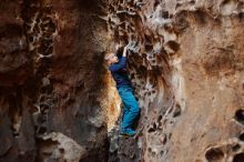 Bouldering in Hueco Tanks on 12/27/2019 with Blue Lizard Climbing and Yoga

Filename: SRM_20191227_1607490.jpg
Aperture: f/1.8
Shutter Speed: 1/160
Body: Canon EOS-1D Mark II
Lens: Canon EF 50mm f/1.8 II