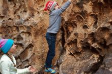 Bouldering in Hueco Tanks on 12/27/2019 with Blue Lizard Climbing and Yoga

Filename: SRM_20191227_1608560.jpg
Aperture: f/3.2
Shutter Speed: 1/125
Body: Canon EOS-1D Mark II
Lens: Canon EF 50mm f/1.8 II