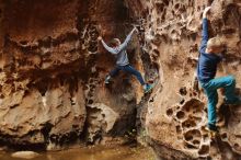 Bouldering in Hueco Tanks on 12/27/2019 with Blue Lizard Climbing and Yoga

Filename: SRM_20191227_1609130.jpg
Aperture: f/3.2
Shutter Speed: 1/125
Body: Canon EOS-1D Mark II
Lens: Canon EF 50mm f/1.8 II