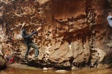 Bouldering in Hueco Tanks on 12/27/2019 with Blue Lizard Climbing and Yoga

Filename: SRM_20191227_1609210.jpg
Aperture: f/2.8
Shutter Speed: 1/125
Body: Canon EOS-1D Mark II
Lens: Canon EF 50mm f/1.8 II