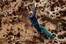 Bouldering in Hueco Tanks on 12/27/2019 with Blue Lizard Climbing and Yoga

Filename: SRM_20191227_1609330.jpg
Aperture: f/4.0
Shutter Speed: 1/125
Body: Canon EOS-1D Mark II
Lens: Canon EF 50mm f/1.8 II