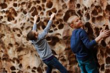 Bouldering in Hueco Tanks on 12/27/2019 with Blue Lizard Climbing and Yoga

Filename: SRM_20191227_1610210.jpg
Aperture: f/3.2
Shutter Speed: 1/125
Body: Canon EOS-1D Mark II
Lens: Canon EF 50mm f/1.8 II