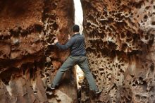 Bouldering in Hueco Tanks on 12/27/2019 with Blue Lizard Climbing and Yoga

Filename: SRM_20191227_1610400.jpg
Aperture: f/3.5
Shutter Speed: 1/125
Body: Canon EOS-1D Mark II
Lens: Canon EF 50mm f/1.8 II