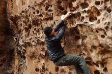 Bouldering in Hueco Tanks on 12/27/2019 with Blue Lizard Climbing and Yoga

Filename: SRM_20191227_1611460.jpg
Aperture: f/3.5
Shutter Speed: 1/125
Body: Canon EOS-1D Mark II
Lens: Canon EF 50mm f/1.8 II