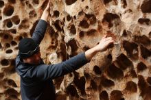 Bouldering in Hueco Tanks on 12/27/2019 with Blue Lizard Climbing and Yoga

Filename: SRM_20191227_1612011.jpg
Aperture: f/3.5
Shutter Speed: 1/125
Body: Canon EOS-1D Mark II
Lens: Canon EF 50mm f/1.8 II