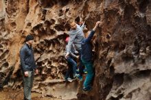 Bouldering in Hueco Tanks on 12/27/2019 with Blue Lizard Climbing and Yoga

Filename: SRM_20191227_1614430.jpg
Aperture: f/3.5
Shutter Speed: 1/125
Body: Canon EOS-1D Mark II
Lens: Canon EF 50mm f/1.8 II