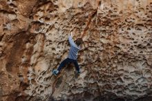 Bouldering in Hueco Tanks on 12/27/2019 with Blue Lizard Climbing and Yoga

Filename: SRM_20191227_1616570.jpg
Aperture: f/3.5
Shutter Speed: 1/160
Body: Canon EOS-1D Mark II
Lens: Canon EF 50mm f/1.8 II