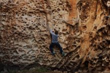 Bouldering in Hueco Tanks on 12/27/2019 with Blue Lizard Climbing and Yoga

Filename: SRM_20191227_1617160.jpg
Aperture: f/4.0
Shutter Speed: 1/160
Body: Canon EOS-1D Mark II
Lens: Canon EF 50mm f/1.8 II