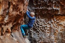 Bouldering in Hueco Tanks on 12/27/2019 with Blue Lizard Climbing and Yoga

Filename: SRM_20191227_1617480.jpg
Aperture: f/1.8
Shutter Speed: 1/125
Body: Canon EOS-1D Mark II
Lens: Canon EF 50mm f/1.8 II