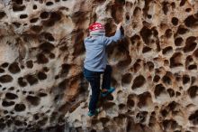 Bouldering in Hueco Tanks on 12/27/2019 with Blue Lizard Climbing and Yoga

Filename: SRM_20191227_1618310.jpg
Aperture: f/3.2
Shutter Speed: 1/160
Body: Canon EOS-1D Mark II
Lens: Canon EF 50mm f/1.8 II