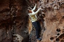 Bouldering in Hueco Tanks on 12/27/2019 with Blue Lizard Climbing and Yoga

Filename: SRM_20191227_1625380.jpg
Aperture: f/3.2
Shutter Speed: 1/125
Body: Canon EOS-1D Mark II
Lens: Canon EF 50mm f/1.8 II