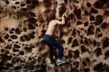 Bouldering in Hueco Tanks on 12/27/2019 with Blue Lizard Climbing and Yoga

Filename: SRM_20191227_1626100.jpg
Aperture: f/4.5
Shutter Speed: 1/125
Body: Canon EOS-1D Mark II
Lens: Canon EF 50mm f/1.8 II