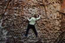 Bouldering in Hueco Tanks on 12/27/2019 with Blue Lizard Climbing and Yoga

Filename: SRM_20191227_1627400.jpg
Aperture: f/4.0
Shutter Speed: 1/125
Body: Canon EOS-1D Mark II
Lens: Canon EF 50mm f/1.8 II