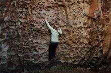 Bouldering in Hueco Tanks on 12/27/2019 with Blue Lizard Climbing and Yoga

Filename: SRM_20191227_1627480.jpg
Aperture: f/4.0
Shutter Speed: 1/125
Body: Canon EOS-1D Mark II
Lens: Canon EF 50mm f/1.8 II