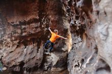 Bouldering in Hueco Tanks on 12/27/2019 with Blue Lizard Climbing and Yoga

Filename: SRM_20191227_1648190.jpg
Aperture: f/2.8
Shutter Speed: 1/60
Body: Canon EOS-1D Mark II
Lens: Canon EF 16-35mm f/2.8 L