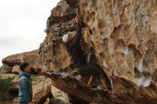 Bouldering in Hueco Tanks on 12/28/2019 with Blue Lizard Climbing and Yoga

Filename: SRM_20191228_1106130.jpg
Aperture: f/5.0
Shutter Speed: 1/250
Body: Canon EOS-1D Mark II
Lens: Canon EF 50mm f/1.8 II