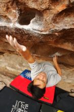 Bouldering in Hueco Tanks on 12/28/2019 with Blue Lizard Climbing and Yoga

Filename: SRM_20191228_1116030.jpg
Aperture: f/4.5
Shutter Speed: 1/400
Body: Canon EOS-1D Mark II
Lens: Canon EF 16-35mm f/2.8 L