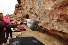 Bouldering in Hueco Tanks on 12/28/2019 with Blue Lizard Climbing and Yoga

Filename: SRM_20191228_1118110.jpg
Aperture: f/5.0
Shutter Speed: 1/400
Body: Canon EOS-1D Mark II
Lens: Canon EF 16-35mm f/2.8 L