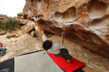 Bouldering in Hueco Tanks on 12/28/2019 with Blue Lizard Climbing and Yoga

Filename: SRM_20191228_1121060.jpg
Aperture: f/5.0
Shutter Speed: 1/400
Body: Canon EOS-1D Mark II
Lens: Canon EF 16-35mm f/2.8 L