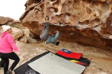 Bouldering in Hueco Tanks on 12/28/2019 with Blue Lizard Climbing and Yoga

Filename: SRM_20191228_1126090.jpg
Aperture: f/4.5
Shutter Speed: 1/400
Body: Canon EOS-1D Mark II
Lens: Canon EF 16-35mm f/2.8 L