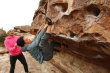 Bouldering in Hueco Tanks on 12/28/2019 with Blue Lizard Climbing and Yoga

Filename: SRM_20191228_1126180.jpg
Aperture: f/4.5
Shutter Speed: 1/400
Body: Canon EOS-1D Mark II
Lens: Canon EF 16-35mm f/2.8 L