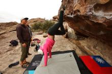 Bouldering in Hueco Tanks on 12/28/2019 with Blue Lizard Climbing and Yoga

Filename: SRM_20191228_1127050.jpg
Aperture: f/5.0
Shutter Speed: 1/400
Body: Canon EOS-1D Mark II
Lens: Canon EF 16-35mm f/2.8 L