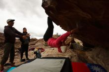 Bouldering in Hueco Tanks on 12/28/2019 with Blue Lizard Climbing and Yoga

Filename: SRM_20191228_1127130.jpg
Aperture: f/7.1
Shutter Speed: 1/400
Body: Canon EOS-1D Mark II
Lens: Canon EF 16-35mm f/2.8 L
