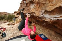 Bouldering in Hueco Tanks on 12/28/2019 with Blue Lizard Climbing and Yoga

Filename: SRM_20191228_1127290.jpg
Aperture: f/4.5
Shutter Speed: 1/400
Body: Canon EOS-1D Mark II
Lens: Canon EF 16-35mm f/2.8 L