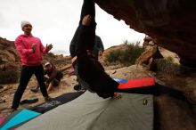 Bouldering in Hueco Tanks on 12/28/2019 with Blue Lizard Climbing and Yoga

Filename: SRM_20191228_1135500.jpg
Aperture: f/9.0
Shutter Speed: 1/250
Body: Canon EOS-1D Mark II
Lens: Canon EF 16-35mm f/2.8 L