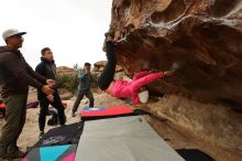 Bouldering in Hueco Tanks on 12/28/2019 with Blue Lizard Climbing and Yoga

Filename: SRM_20191228_1139270.jpg
Aperture: f/7.1
Shutter Speed: 1/250
Body: Canon EOS-1D Mark II
Lens: Canon EF 16-35mm f/2.8 L