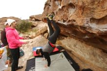 Bouldering in Hueco Tanks on 12/28/2019 with Blue Lizard Climbing and Yoga

Filename: SRM_20191228_1142480.jpg
Aperture: f/5.6
Shutter Speed: 1/250
Body: Canon EOS-1D Mark II
Lens: Canon EF 16-35mm f/2.8 L