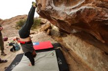 Bouldering in Hueco Tanks on 12/28/2019 with Blue Lizard Climbing and Yoga

Filename: SRM_20191228_1143010.jpg
Aperture: f/5.6
Shutter Speed: 1/250
Body: Canon EOS-1D Mark II
Lens: Canon EF 16-35mm f/2.8 L