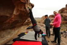 Bouldering in Hueco Tanks on 12/28/2019 with Blue Lizard Climbing and Yoga

Filename: SRM_20191228_1150300.jpg
Aperture: f/8.0
Shutter Speed: 1/250
Body: Canon EOS-1D Mark II
Lens: Canon EF 16-35mm f/2.8 L