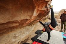 Bouldering in Hueco Tanks on 12/28/2019 with Blue Lizard Climbing and Yoga

Filename: SRM_20191228_1150370.jpg
Aperture: f/5.6
Shutter Speed: 1/250
Body: Canon EOS-1D Mark II
Lens: Canon EF 16-35mm f/2.8 L