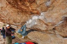 Bouldering in Hueco Tanks on 12/28/2019 with Blue Lizard Climbing and Yoga

Filename: SRM_20191228_1212170.jpg
Aperture: f/6.3
Shutter Speed: 1/250
Body: Canon EOS-1D Mark II
Lens: Canon EF 16-35mm f/2.8 L