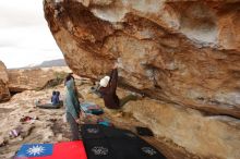 Bouldering in Hueco Tanks on 12/28/2019 with Blue Lizard Climbing and Yoga

Filename: SRM_20191228_1215010.jpg
Aperture: f/8.0
Shutter Speed: 1/250
Body: Canon EOS-1D Mark II
Lens: Canon EF 16-35mm f/2.8 L