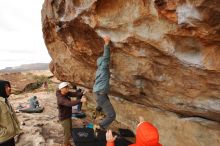 Bouldering in Hueco Tanks on 12/28/2019 with Blue Lizard Climbing and Yoga

Filename: SRM_20191228_1217450.jpg
Aperture: f/7.1
Shutter Speed: 1/250
Body: Canon EOS-1D Mark II
Lens: Canon EF 16-35mm f/2.8 L