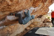 Bouldering in Hueco Tanks on 12/28/2019 with Blue Lizard Climbing and Yoga

Filename: SRM_20191228_1234120.jpg
Aperture: f/7.1
Shutter Speed: 1/250
Body: Canon EOS-1D Mark II
Lens: Canon EF 16-35mm f/2.8 L