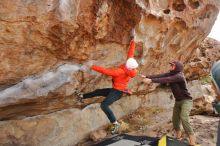 Bouldering in Hueco Tanks on 12/28/2019 with Blue Lizard Climbing and Yoga

Filename: SRM_20191228_1235310.jpg
Aperture: f/6.3
Shutter Speed: 1/250
Body: Canon EOS-1D Mark II
Lens: Canon EF 16-35mm f/2.8 L