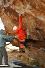 Bouldering in Hueco Tanks on 12/28/2019 with Blue Lizard Climbing and Yoga

Filename: SRM_20191228_1239591.jpg
Aperture: f/5.0
Shutter Speed: 1/500
Body: Canon EOS-1D Mark II
Lens: Canon EF 50mm f/1.8 II