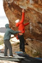 Bouldering in Hueco Tanks on 12/28/2019 with Blue Lizard Climbing and Yoga

Filename: SRM_20191228_1239592.jpg
Aperture: f/5.0
Shutter Speed: 1/500
Body: Canon EOS-1D Mark II
Lens: Canon EF 50mm f/1.8 II