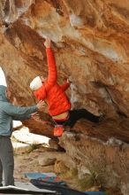 Bouldering in Hueco Tanks on 12/28/2019 with Blue Lizard Climbing and Yoga

Filename: SRM_20191228_1240170.jpg
Aperture: f/5.0
Shutter Speed: 1/500
Body: Canon EOS-1D Mark II
Lens: Canon EF 50mm f/1.8 II