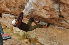 Bouldering in Hueco Tanks on 12/28/2019 with Blue Lizard Climbing and Yoga

Filename: SRM_20191228_1244180.jpg
Aperture: f/3.2
Shutter Speed: 1/400
Body: Canon EOS-1D Mark II
Lens: Canon EF 50mm f/1.8 II