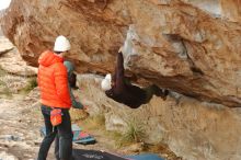 Bouldering in Hueco Tanks on 12/28/2019 with Blue Lizard Climbing and Yoga

Filename: SRM_20191228_1244340.jpg
Aperture: f/3.5
Shutter Speed: 1/400
Body: Canon EOS-1D Mark II
Lens: Canon EF 50mm f/1.8 II