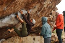 Bouldering in Hueco Tanks on 12/28/2019 with Blue Lizard Climbing and Yoga

Filename: SRM_20191228_1245160.jpg
Aperture: f/4.0
Shutter Speed: 1/400
Body: Canon EOS-1D Mark II
Lens: Canon EF 50mm f/1.8 II